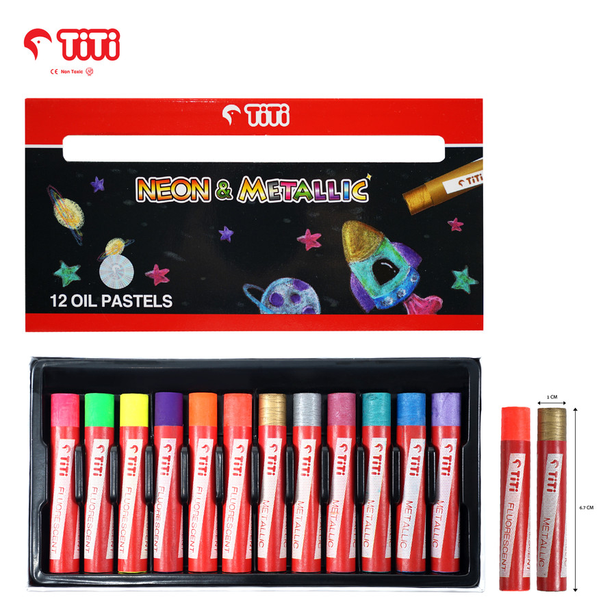 

TiTi Oil Pastel PL-12NM (Neon & Metalic)