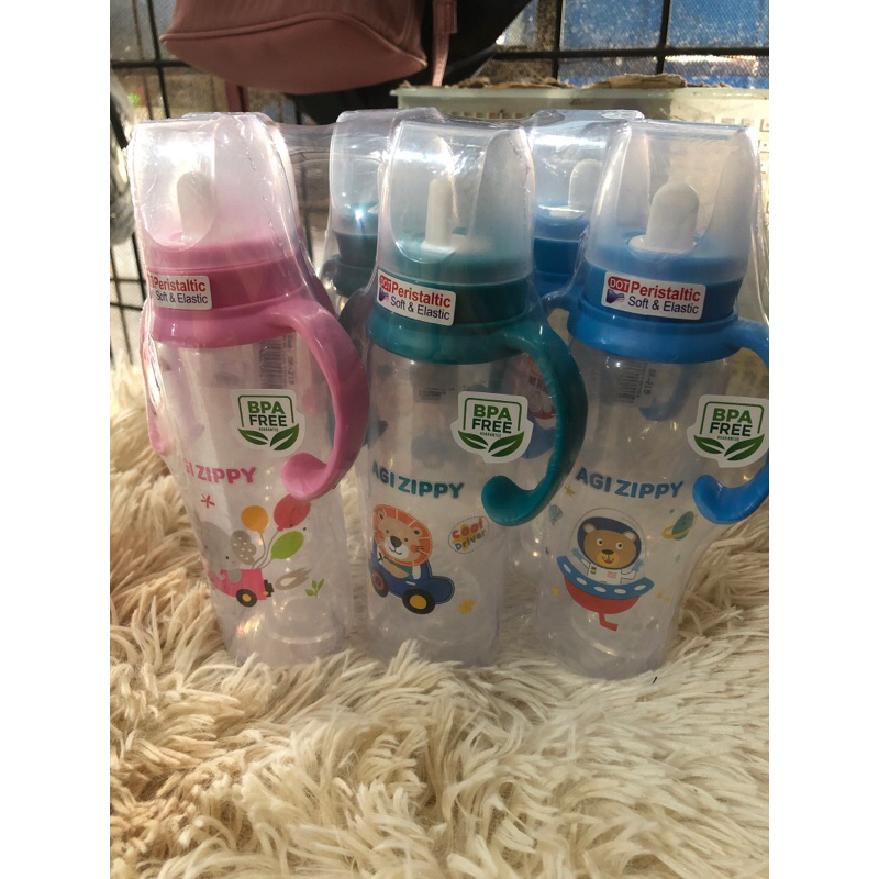 Zippy botol dot gagang berhadiah spot minum