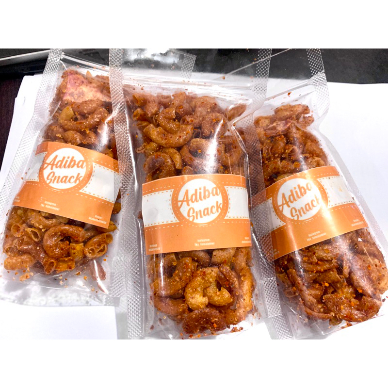 

makaroni bantet makanan ringan