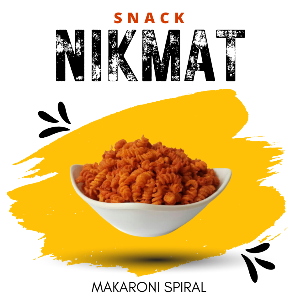 

[SNACK NIKMAT] Makaroni Spiral / Bantet Spiral / Snack Cemilan Makanan Ringan / Camilan Gurih Asin Pedas