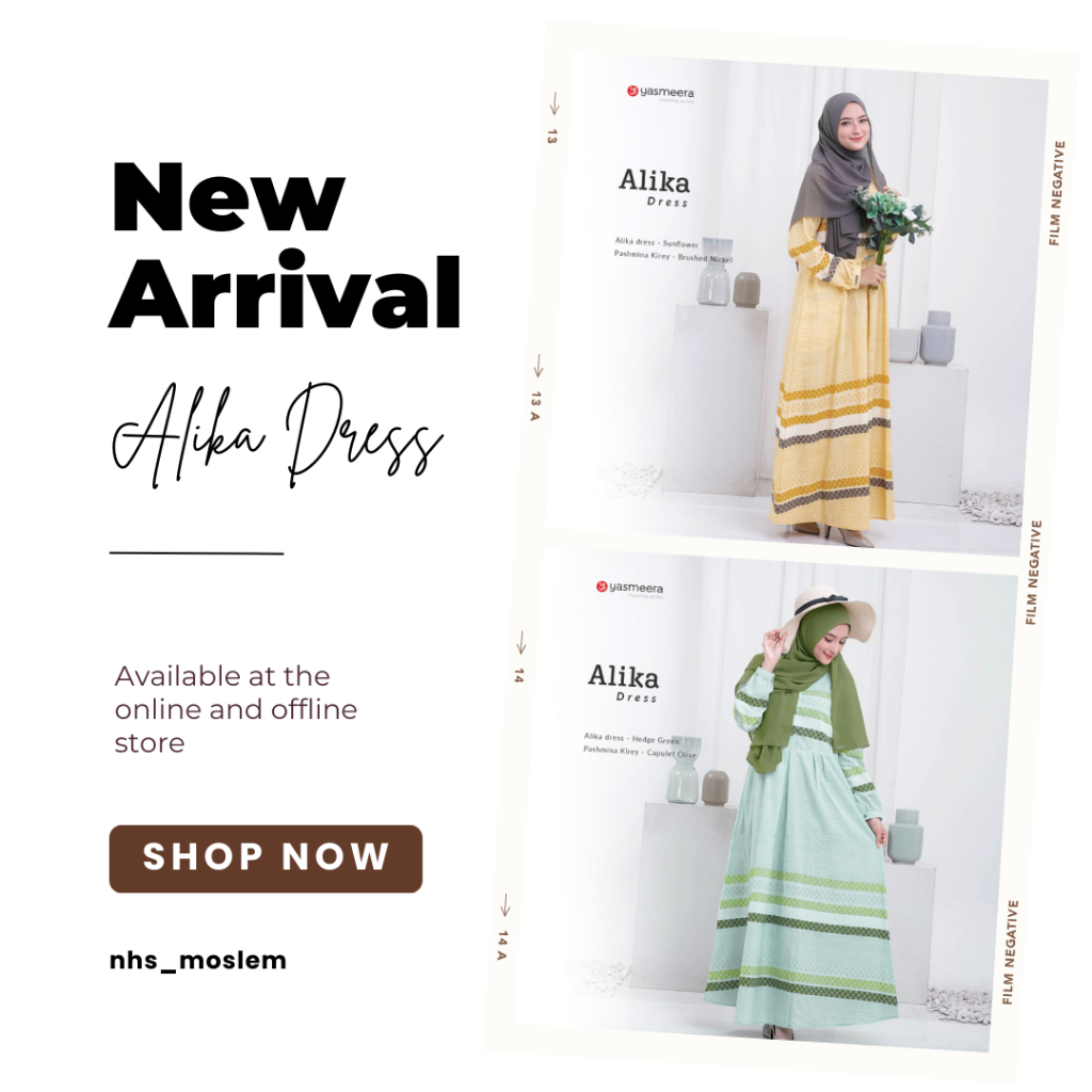 GAMIS YASMEERA / ALIKA DRESS BY YASMEERA / YASMEERA ALIKA / YASMEERA GAMIS / GAMIS YASMEERA TERBARU