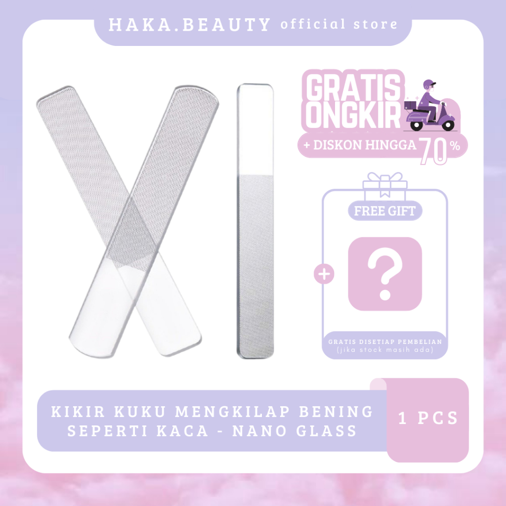 Kikir Gosok Kuku Nano Glass Mengkilat Pengkilat Pengkilap Pengkilat Pengkikir Pengikir Kikir Kikiran