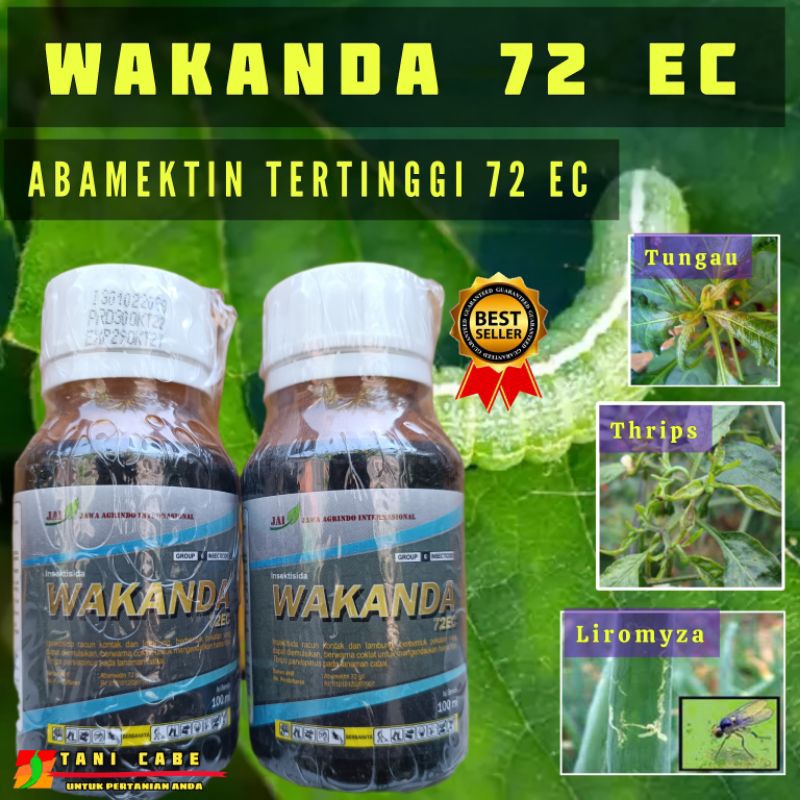 INSEKTISIDA WAKANDA 72 EC -250 ML ABAMEKTIN TERTINGGI