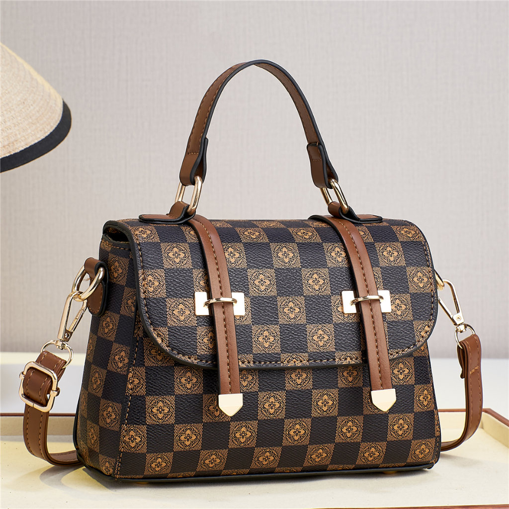 BJ43670 - SADINI/MKMT/M/KHAKI/COFFEE TAS SLEMPANG JINJING TOTEBAG HANDBAG TAS WANITA FASHION IMPORT 