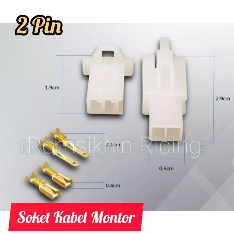 Socket kabel 2 pin soket kabel 2 pin