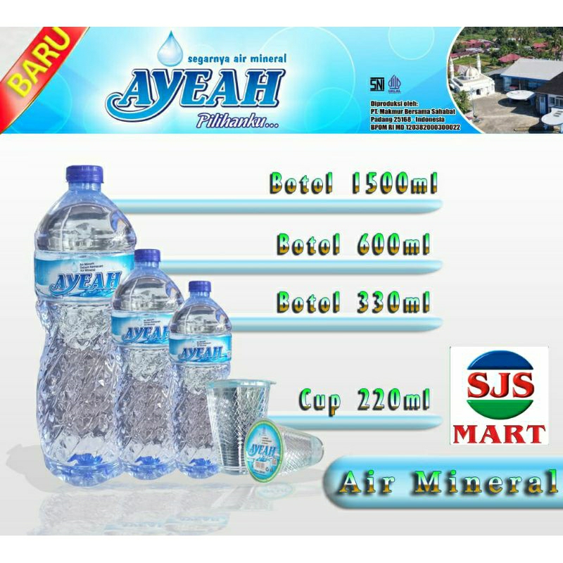 

AYEAH Air Mineral pet 600ml