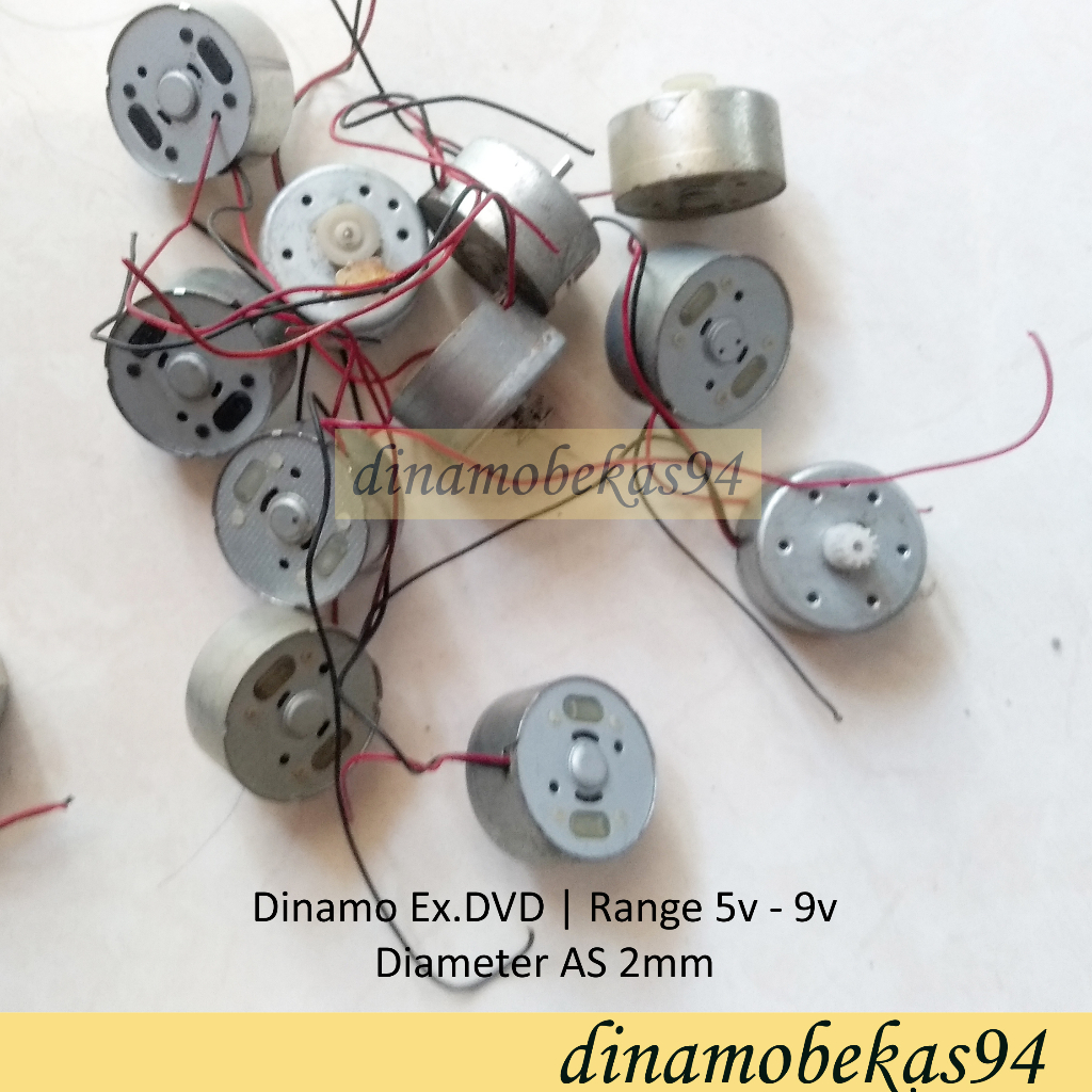 Motor Dinamo Bekas Dvd Player 5v - 9vdc
