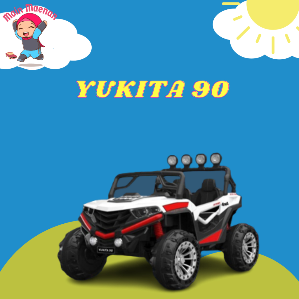 Mainan Mobil Aki Yukita 90 Monster