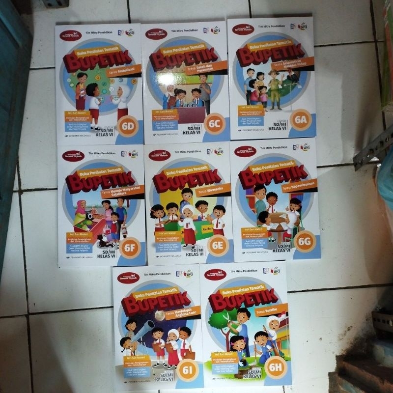 BUPETIK KELAS 6 SD/MI K13, Revisi, Erlangga