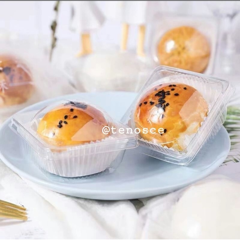 

Kotak Mika Tebal Clear + Tutup Mooncake 7.5cm 50gr 75gr Cookies Kue Kering Moon Cake Kue Bulan Mochi Nastar Taiwan Jumbo Nenas Puff Pia Baking Hampers