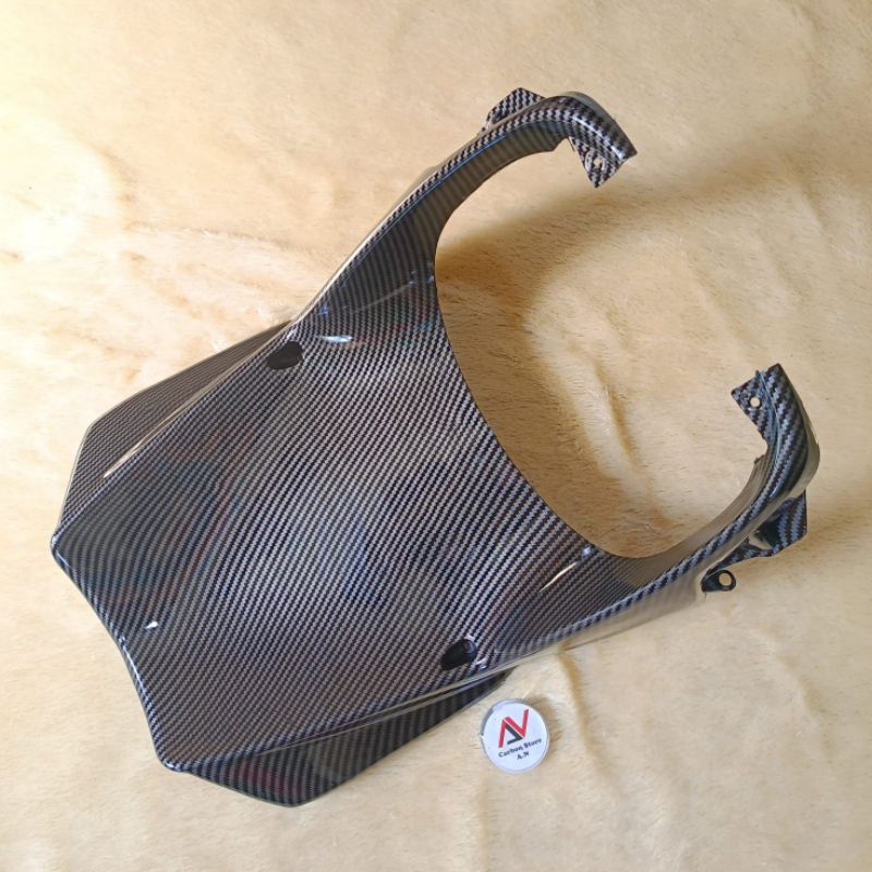 Dek Paru Beat Karbu Full Karbon Celup - Karbon WTP - Karbon Cover Body Motor