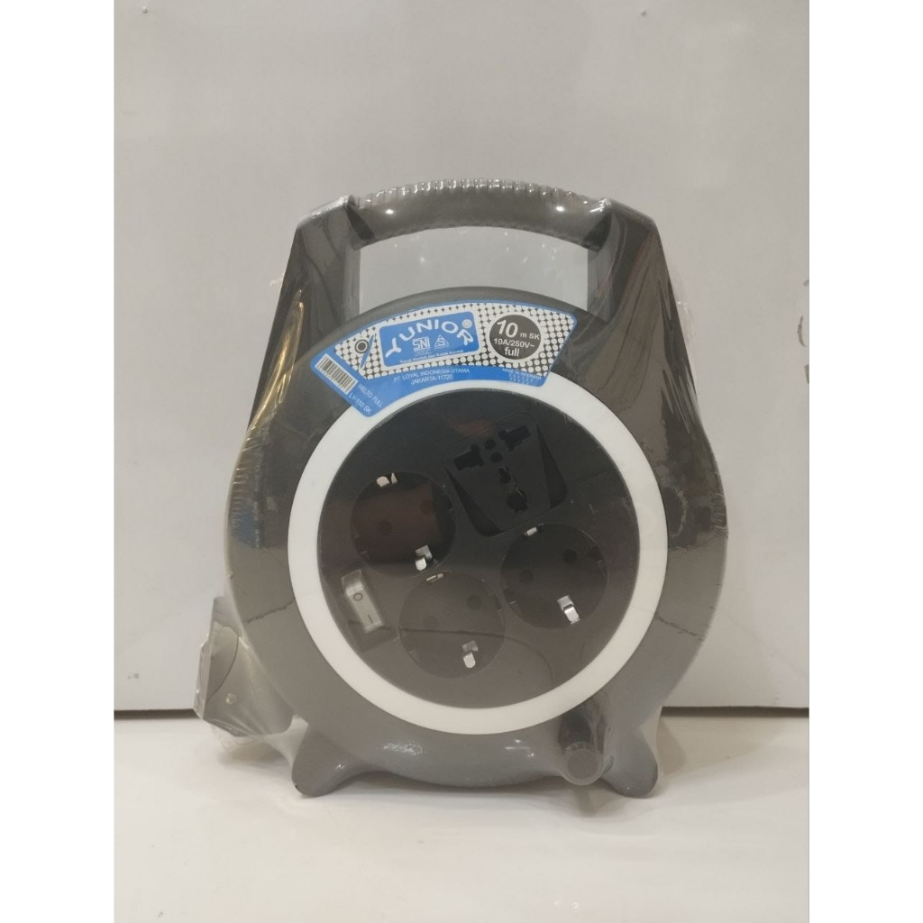 Yunior LY-110SK Kabel Roll Box 4 Lubang + Saklar Kabel 10M LY 110SK