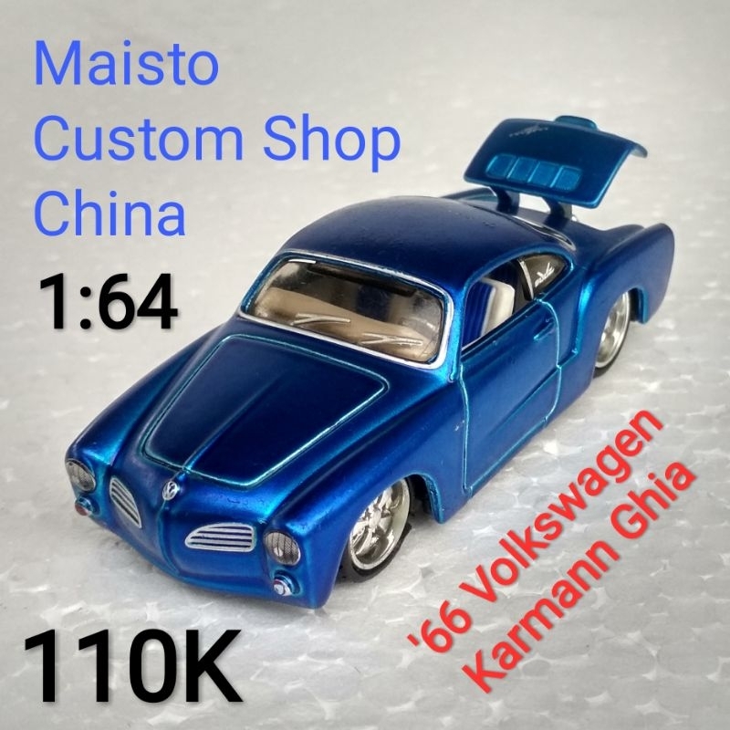 Diecast Maisto skala 64 Volkswagen Karmann Ghia