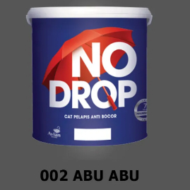 CAT PELAPIS BOCOR NODROP ABU ABU / NO DROP CAT TEMBOK UKURAN 4KG GALON
