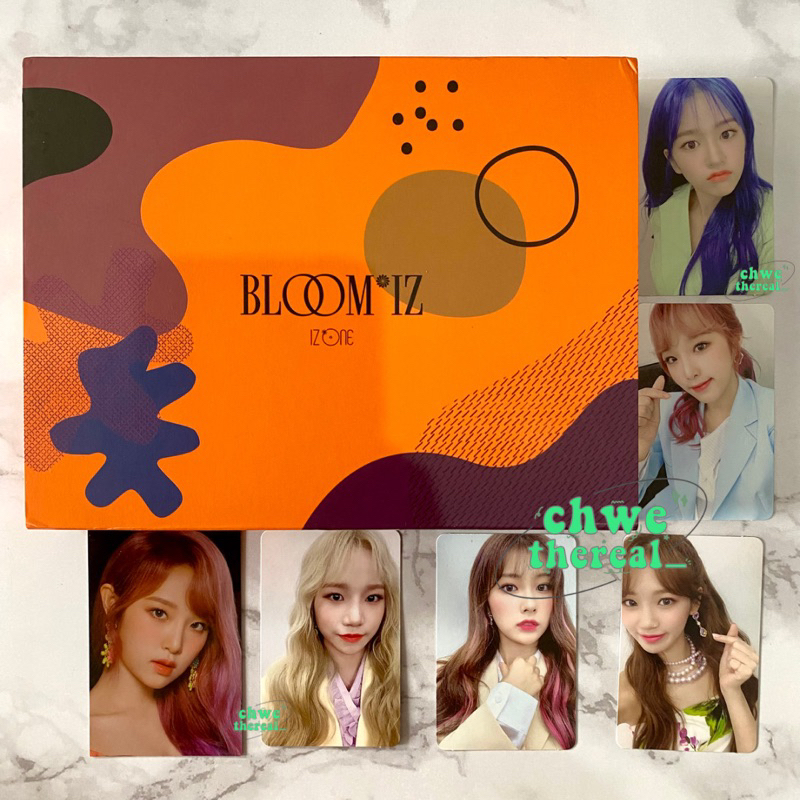 Album IZ*ONE IZONE BLOOM IZ I WILL VER & PC yujin chaewon yuri AR yena hyewon