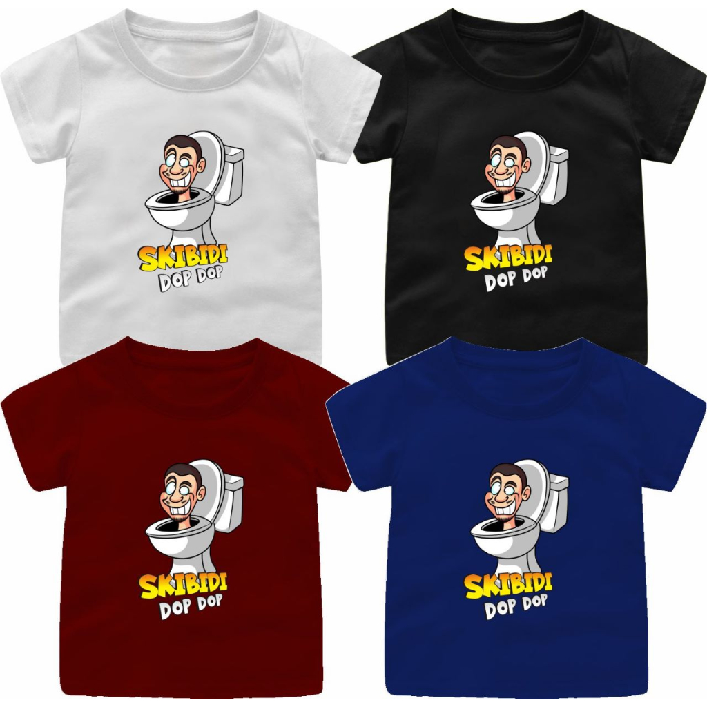Baju Atasa SkibidiDopDopDopYesYes Meme cewek-Cowok usia 1-12Tahun/Dewasa viral S-5XL