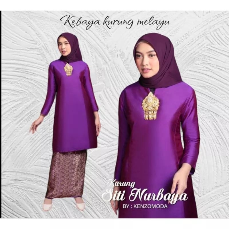 KEBAYA TAFETA/KEBAYA KURUNG MELAYU/KEBAYA  MELAYU MALAYSIA/KEBAYA KURUNG PADANG/KEBAYA