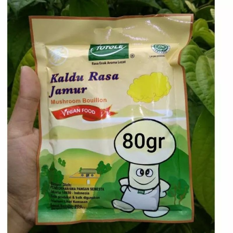

Totole kaldu jamur ukuran 80gr