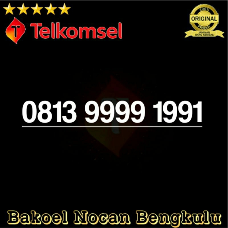 nomor cantik premium 1991 telkomsel 9999 1991 indosat 9999 1991 seri tahun lahir