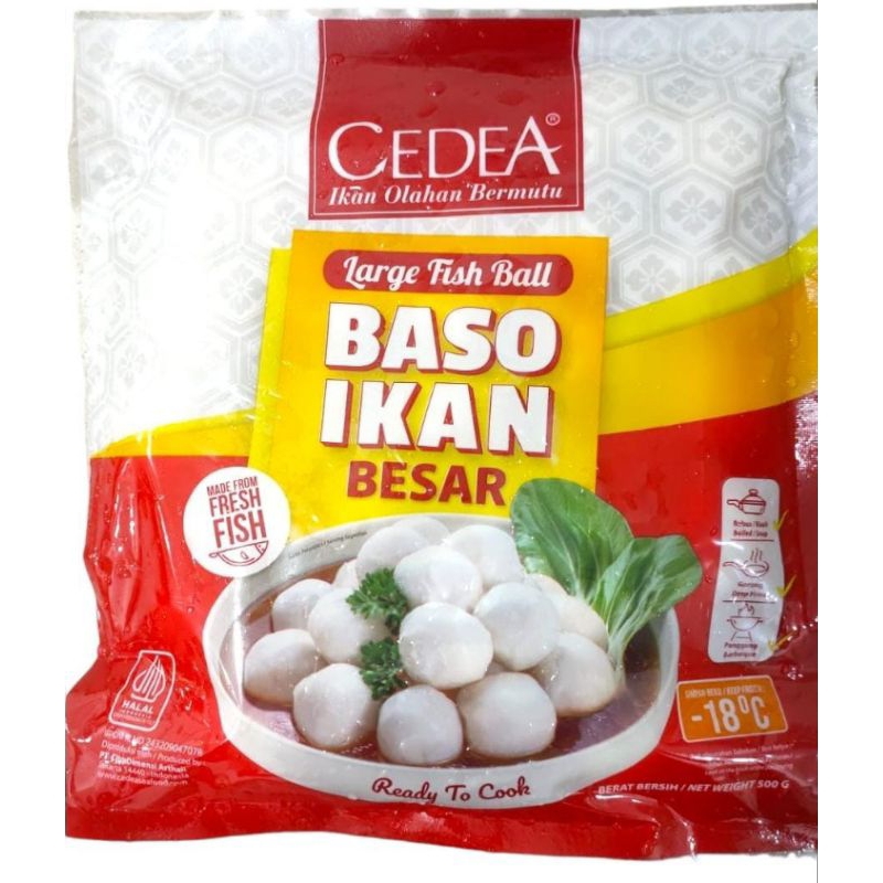 

CEDEA Bakso Ikan | Baso Ikan | Fish Ball - 500 gr