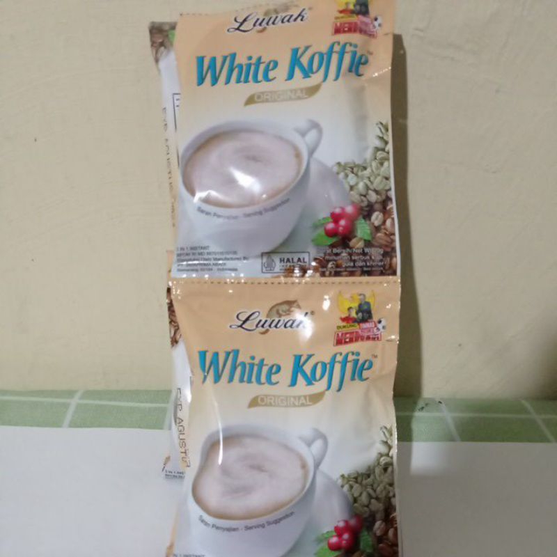 

Luwak White Koffie 1 Renteng - Kopi Luwak White