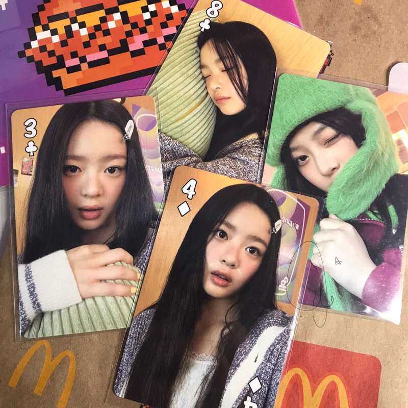 hanni season greetings photocard pc sg23 newjeans nj pham new jeans message card mc omg kupluk ijo t