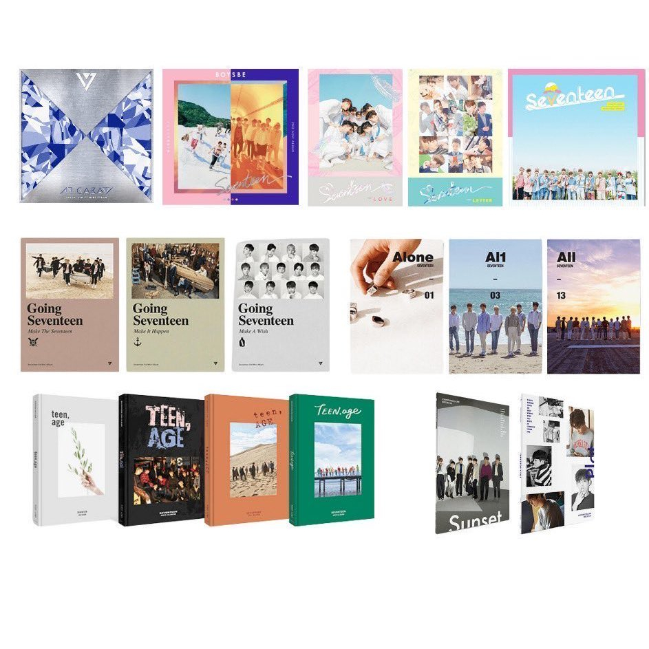 (BOOKED) Seventeen Old Album