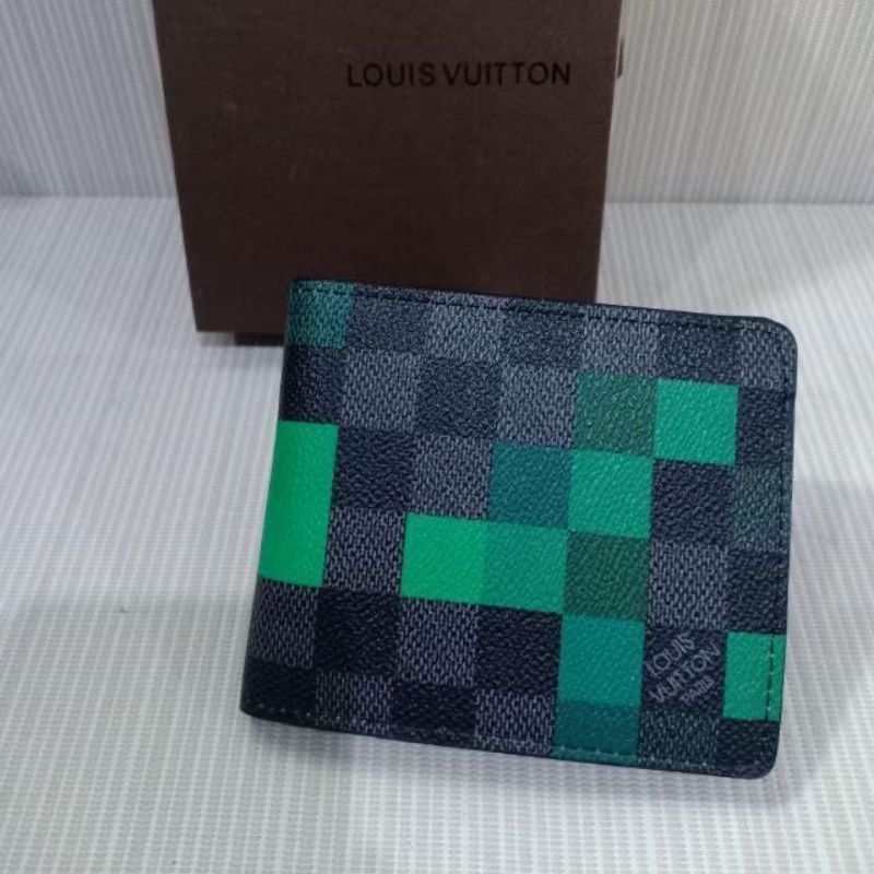 Dompet Lipat Pria Louis Vuitton Pixels Model Original Quality