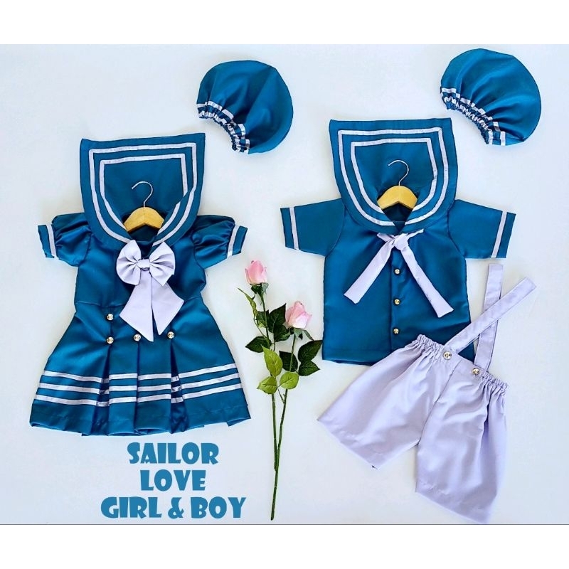 BAJU SAILOR ANAK/KOSTUM SAILOR ANAK/BAJU PELAUT ANAK/SERAGAM SEKOLAH TK/BAJU PELAUT ANAK TERBARU