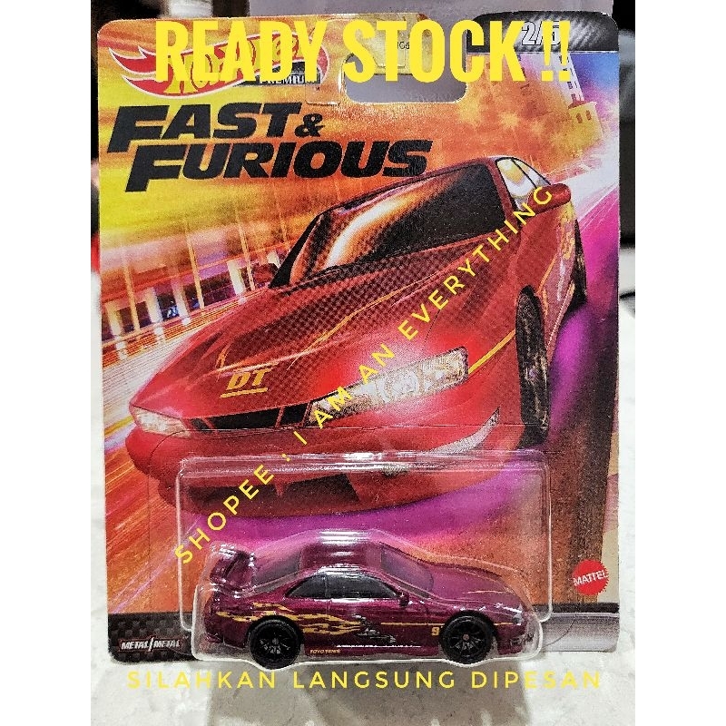 Hot wheels Premium Fast & Furious Nissan 240SX (S14) Hotwheels fast and furious (CARD JELEK)