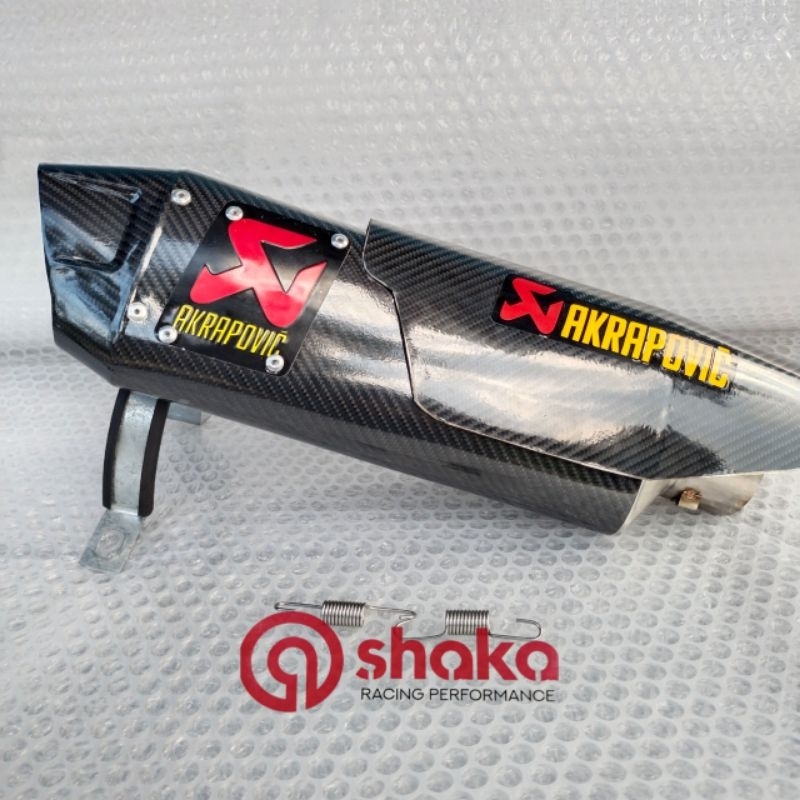 Silencer knalpot Akrapovic Tameng CBR 250R R25 MT25 CBR 150R GSX R15 CB 150R