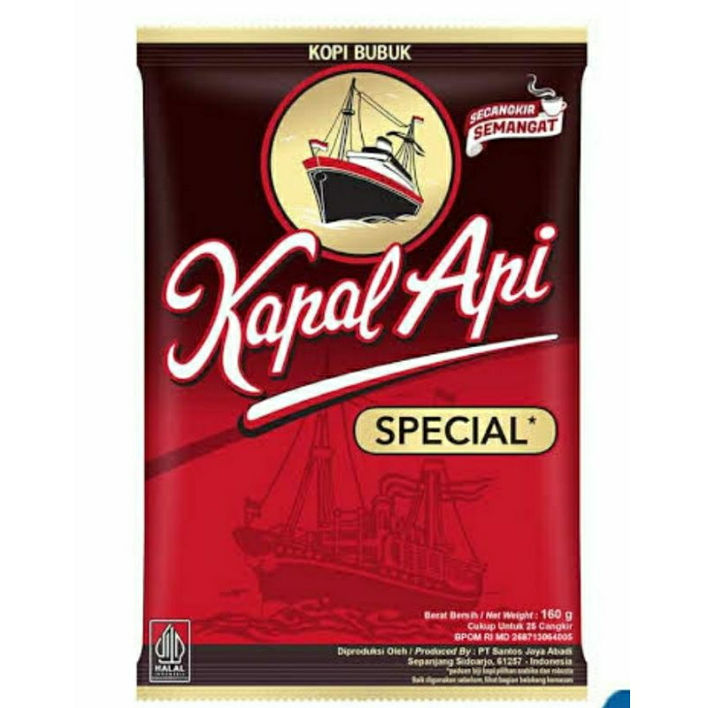 

kopi kapal api special 160 gram