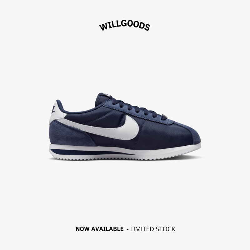 Nike Cortez Midnight Navy White Women Original Resmi BNIB