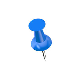 

PUSH PIN/PAKU KERTAS WARNA BIRU 1 PCS