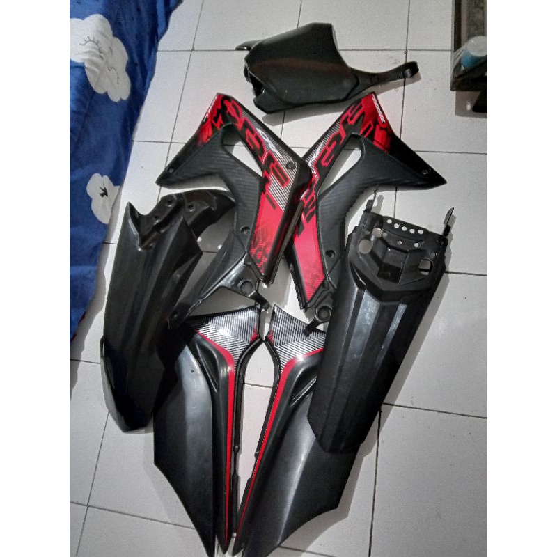 body set CRF150L premium bahan HRV tebal seperti ori