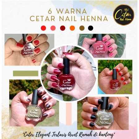 Tuffah Nail henna / Cetar Nail henna