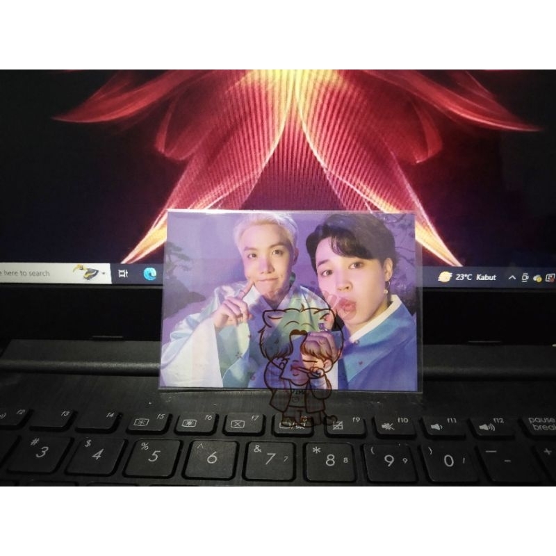 Photocard / mpc unit jhope jimin ring dalmajung official | photocard BTS official