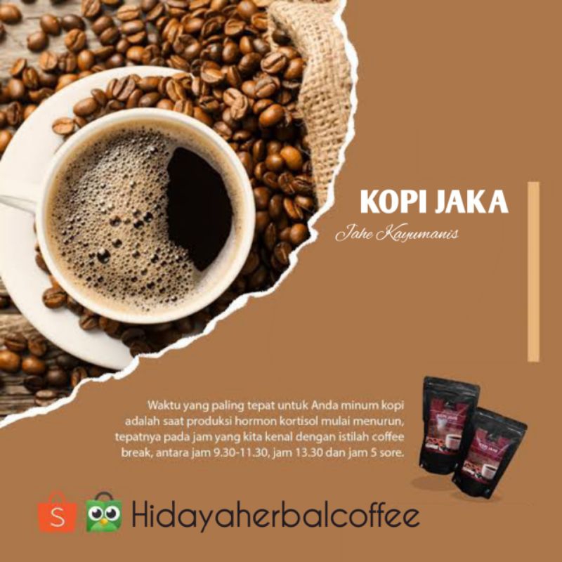 

Kopi Jaka ( Jahe Kayumanis ) 250gr