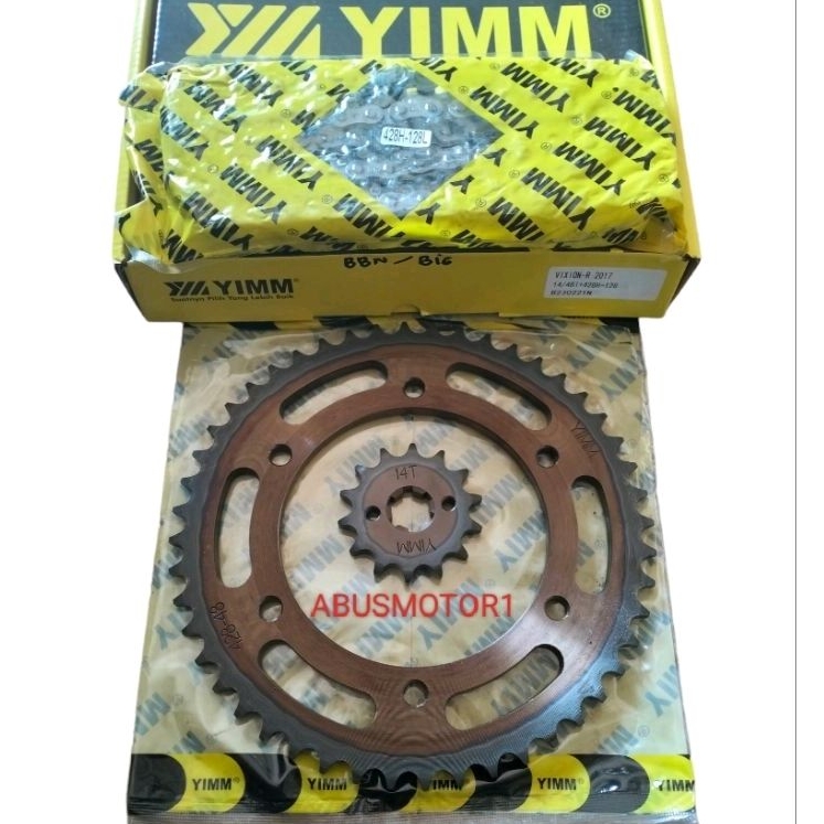 GIR GEAR SET PLUS RANTE R15 VVA V3 2017 ALL NEW VIXION R XSR ORIGINAL YIMM