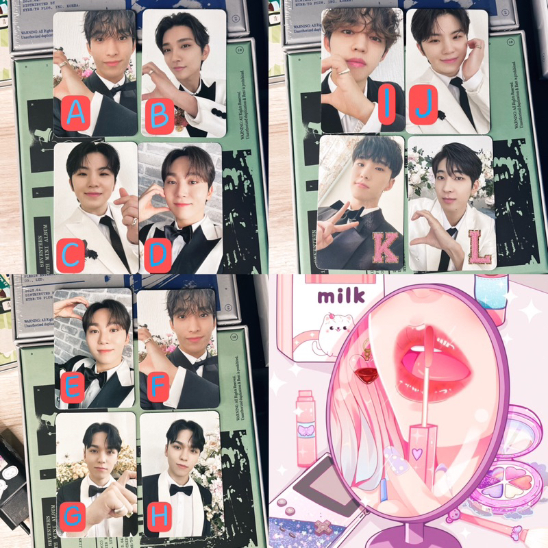 SEVENTEEN FML Carat Version Random Photocard ✨❤️ Scoups Joshua Hoshi Wonwoo Woozi DK Seungkwan Verno