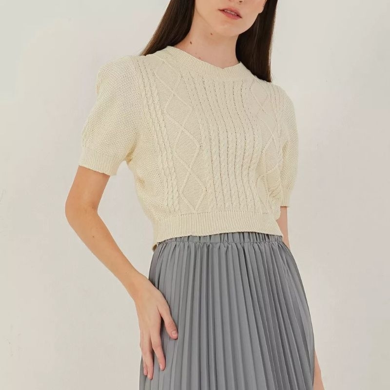 This Is April X Jessica Mila JM Mila Knit Top