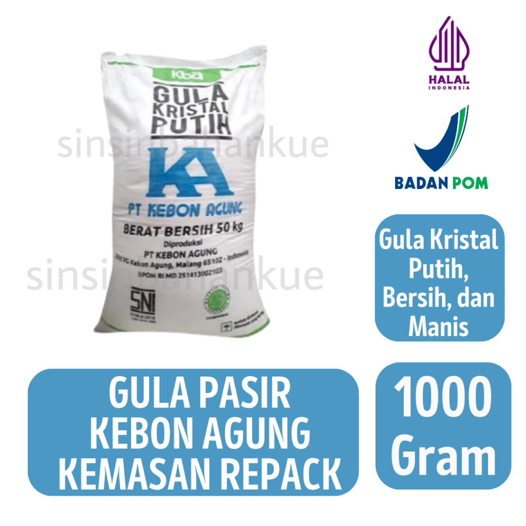 

Gula Pasir Kebon Agung Kemasan Repack