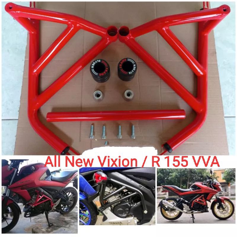 Crashbar All New Vixion 2017-2020 / Vixion R 155 VVA Tubular Body Yamaha Vixion R 155 VVA