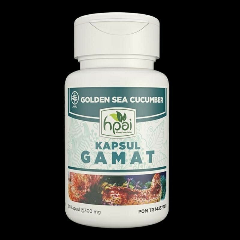 GAMAT HNI KAPSUL GOLDEN SEA CUCUMBER GOLD G TERIPANG EMAS