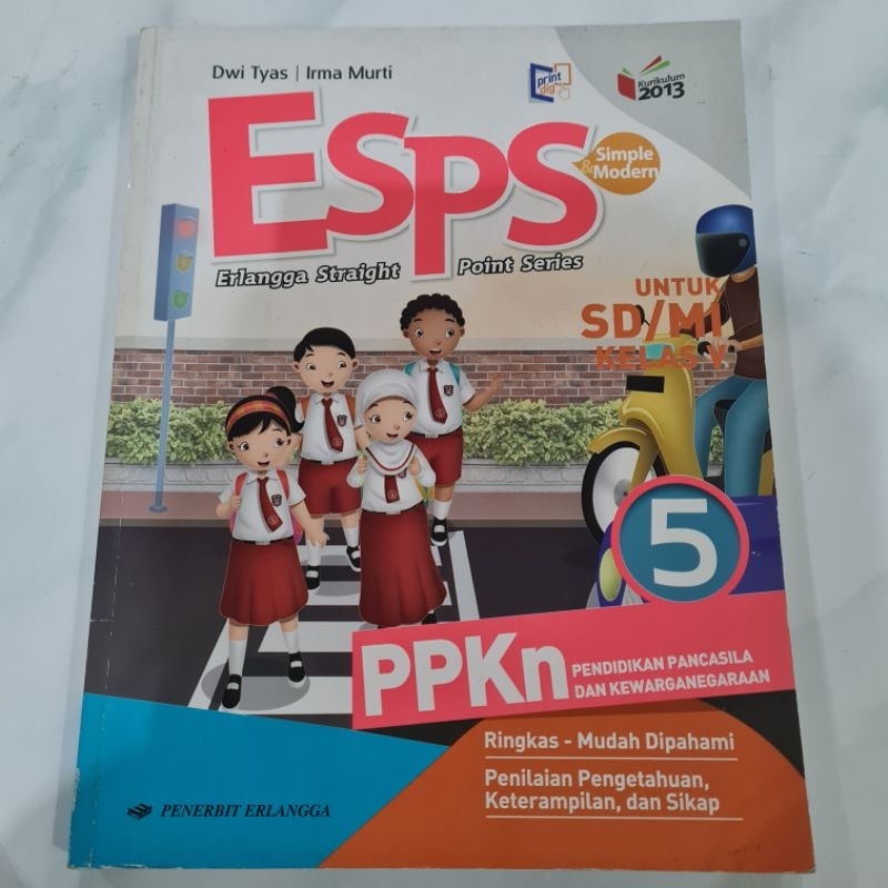 

PPKN KELAS 5 VI SD MI ERLANGGA KURIKULUM 2013 K13 BEKAS