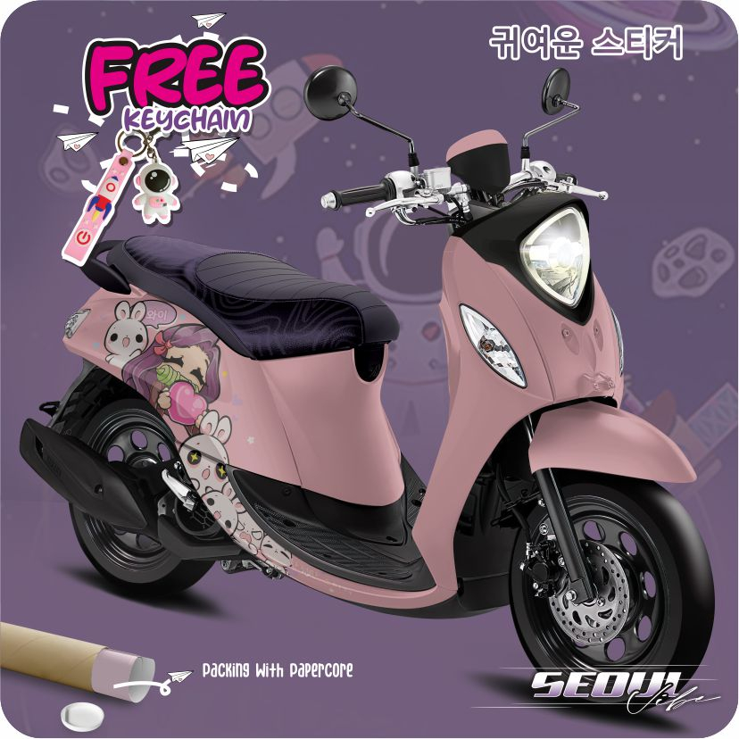 Decal stiker New Fino Full Body Dasboard keren lucu simple