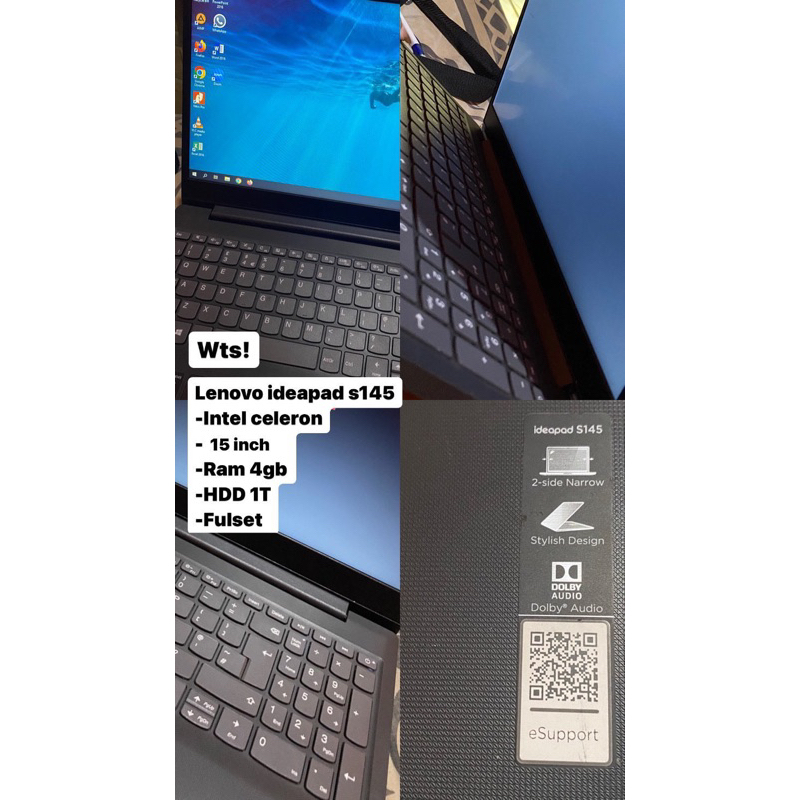 Laptop Lenovo Ideapad s145 second