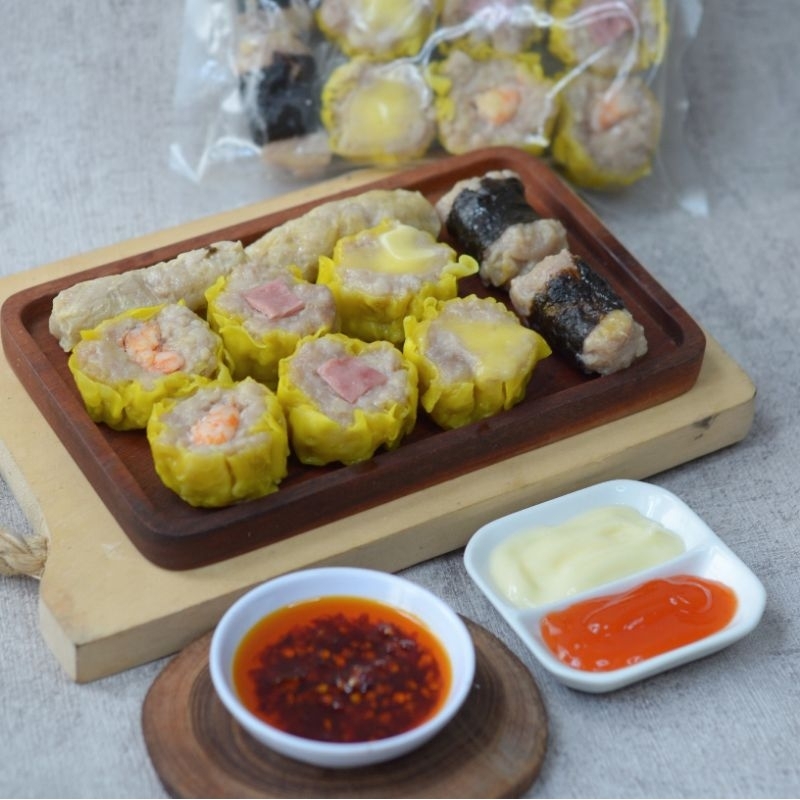 

FROZEN / MATANG Dimsum (TERLARIS) RAMA DIMSUM isi 100pcs sudah termasuk Chili oil @ramadimsum