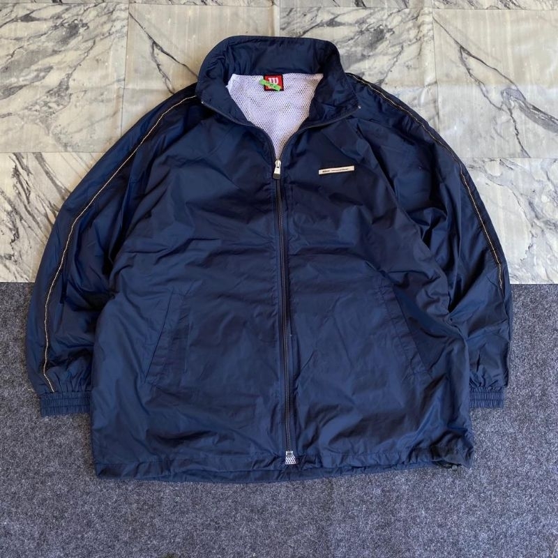 Jaket Vintage Winbreakers Wilson Size XL fit XXL Second Original