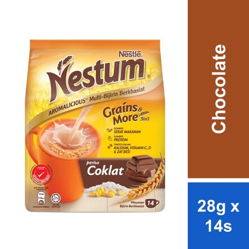 

Nestum Cereal 3in1 Coklat Sacet Nestle Malaysia.